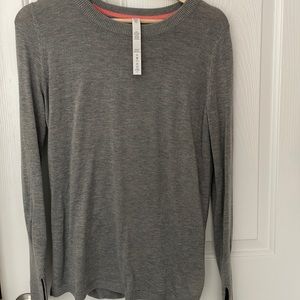 Lululemon sweater. Super comfy. Open back. Thumb holes